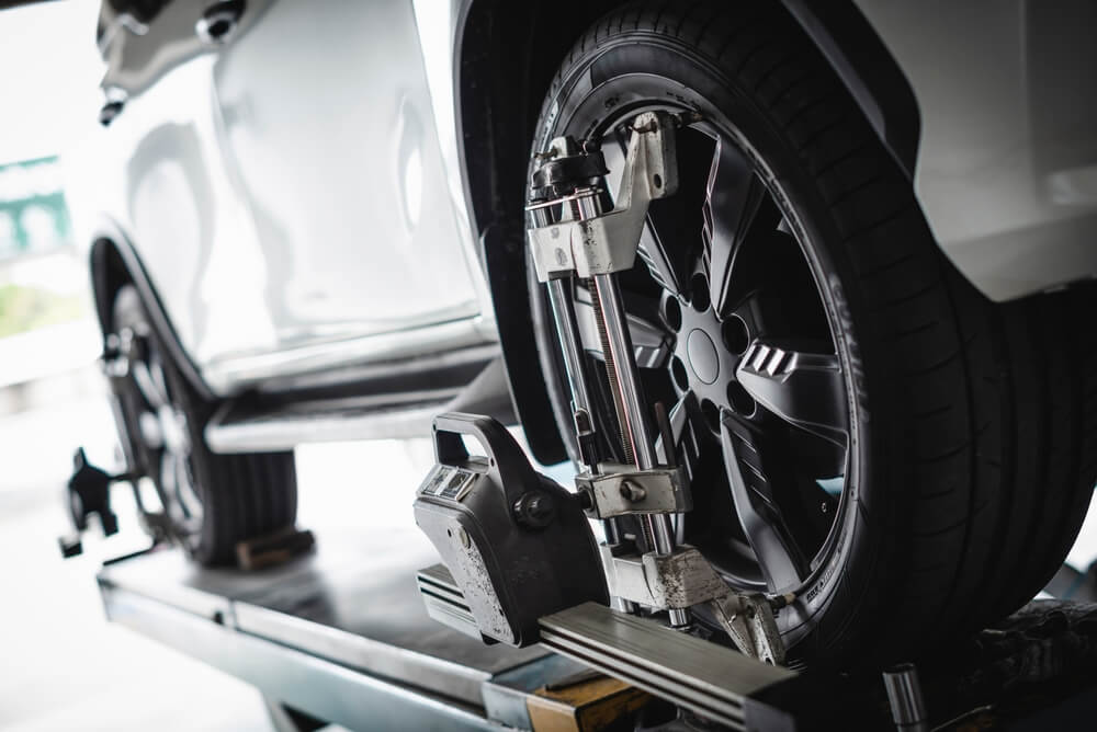 wheel alignment with new tires