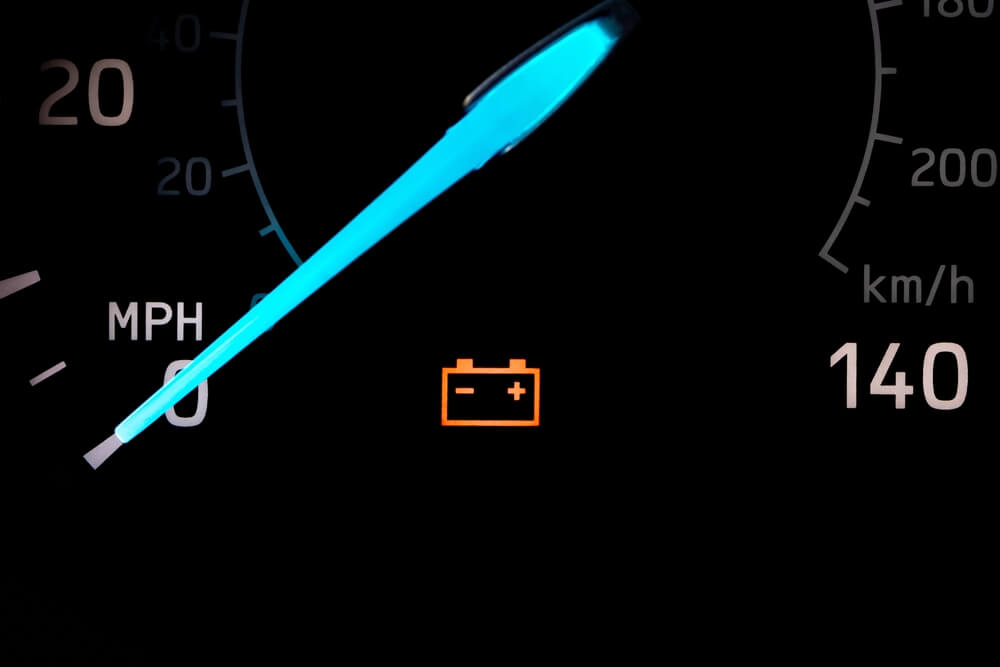 Car Battery Warning Light