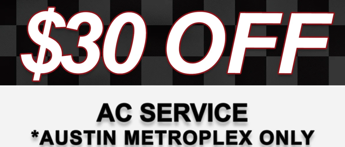 $30 Off AC Service (Austin Metroplex Only)