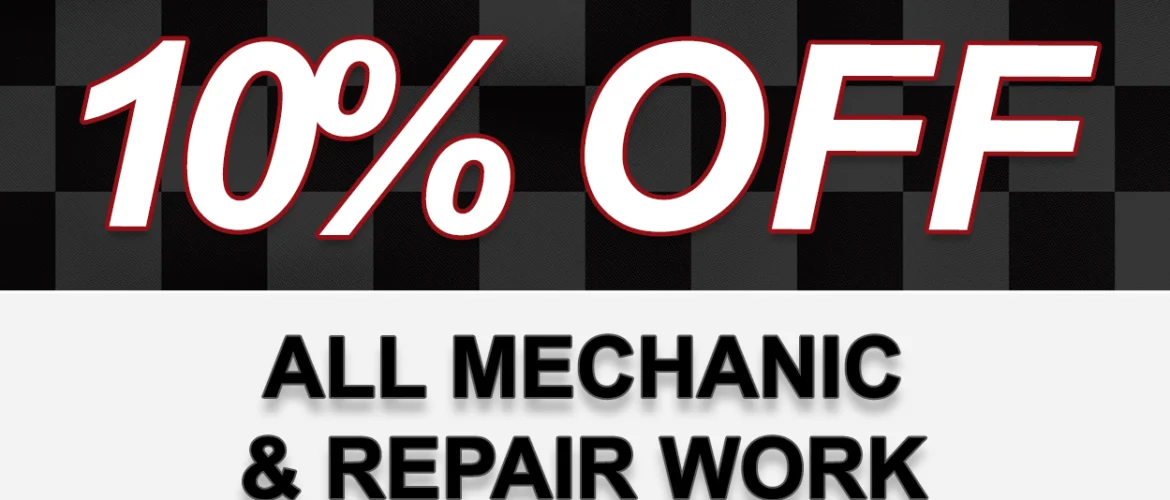 10% Off All Mechanic & Repair Work